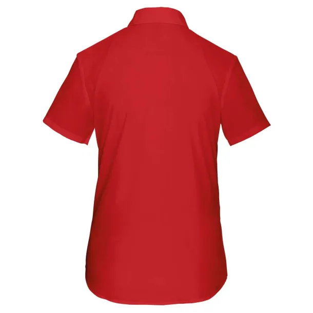 JUDITH LADIES' SHORT-SLEEVED SHIRT - Kariban Classic Red