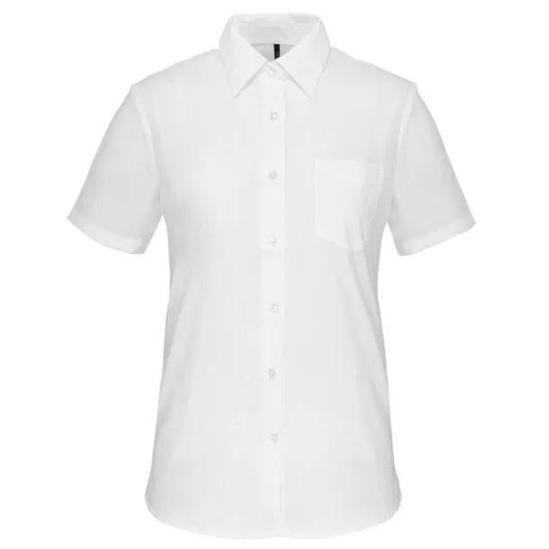 JUDITH LADIES' SHORT-SLEEVED SHIRT - Kariban White