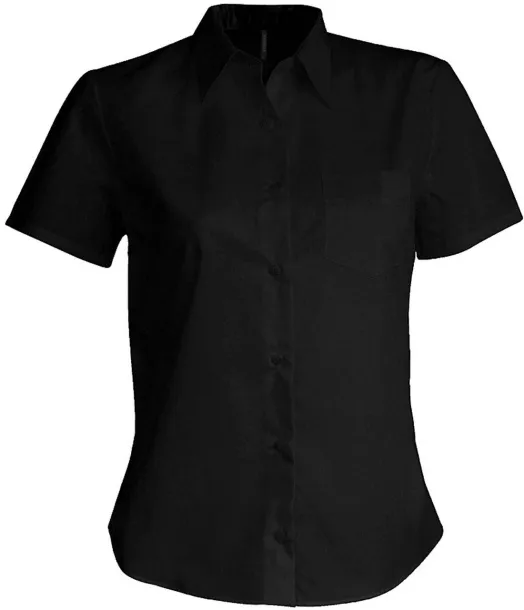 JUDITH LADIES' SHORT-SLEEVED SHIRT - Kariban Black