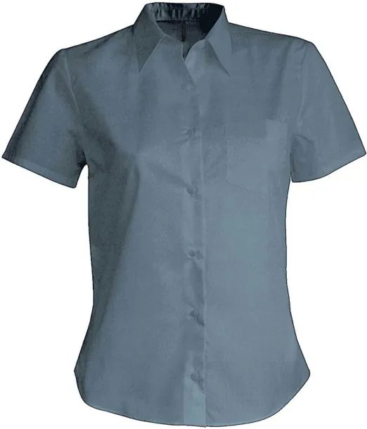 JUDITH LADIES' SHORT-SLEEVED SHIRT - Kariban Light Grey