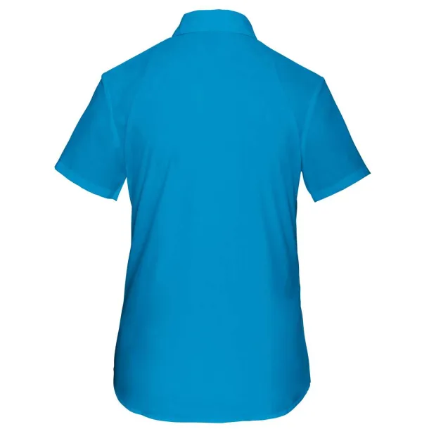 JUDITH LADIES' SHORT-SLEEVED SHIRT - Kariban Bright Turquoise