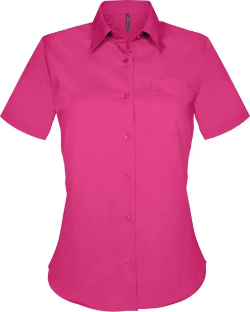 JUDITH LADIES' SHORT-SLEEVED SHIRT - Kariban Fuchsia