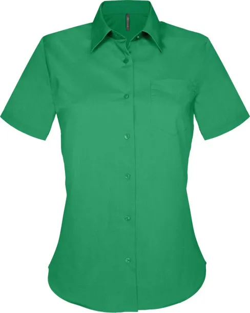 JUDITH LADIES' SHORT-SLEEVED SHIRT - Kariban Kelly zelena