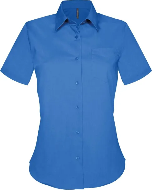 JUDITH LADIES' SHORT-SLEEVED SHIRT - Kariban Light Royal Blue