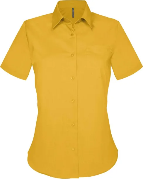 JUDITH LADIES' SHORT-SLEEVED SHIRT - Kariban Yellow