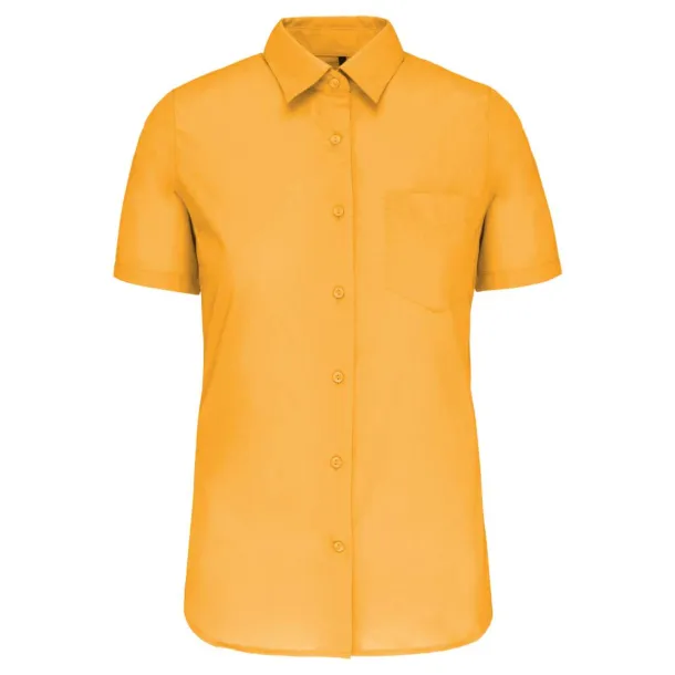 JUDITH LADIES' SHORT-SLEEVED SHIRT - Kariban Yellow