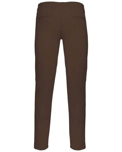  Chino muške hlače - 245 g/m² - Kariban Chocolate