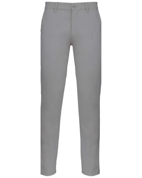  Chino muške hlače - 245 g/m² - Kariban Fine Grey