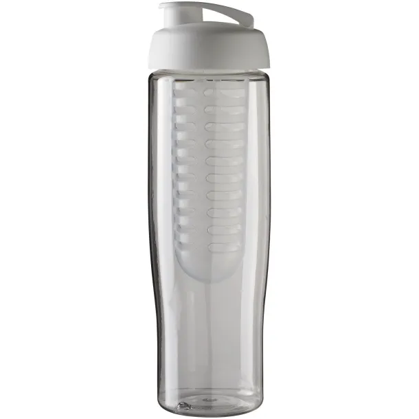 H2O Tempo® 700 ml flip lid sport bottle & infuser - Unbranded White White