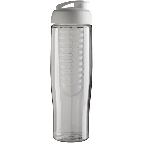 H2O Tempo® 700 ml flip lid sport bottle & infuser - Unbranded White White