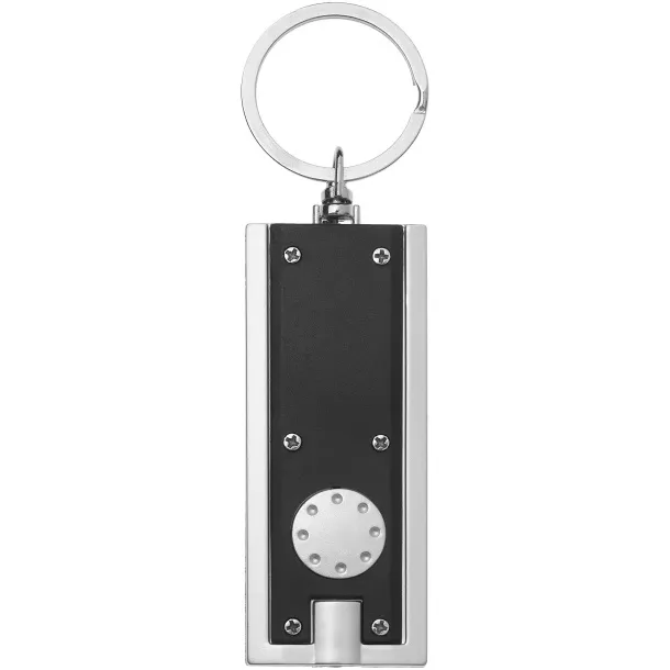 Castor LED keychain light Crna Silver