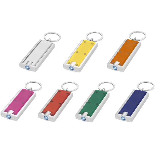 Castor LED keychain light Crna Silver