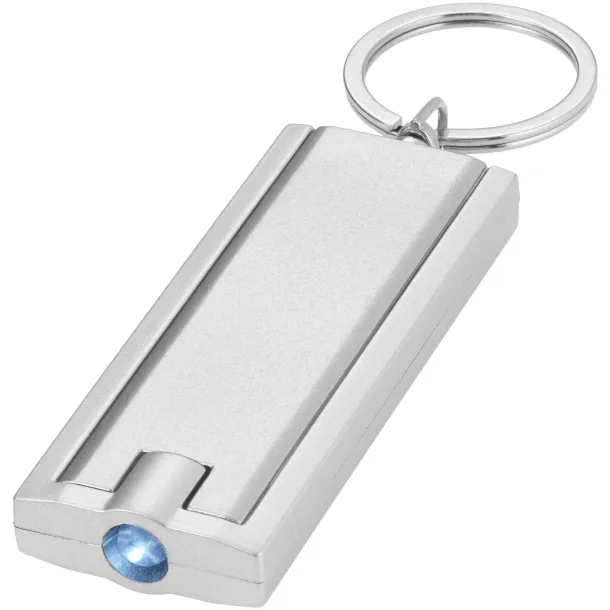 Castor LED keychain light Silver