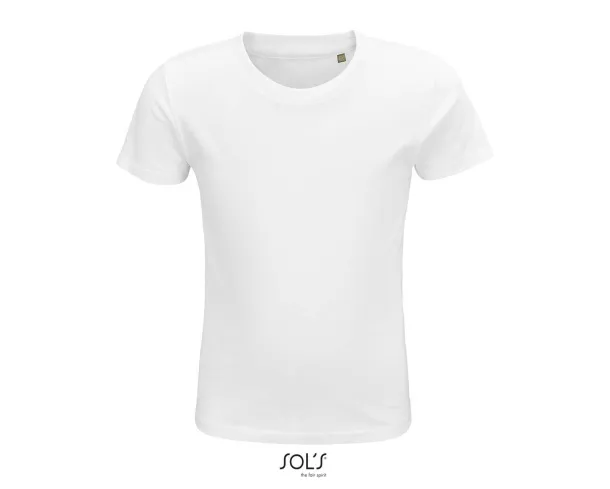  SOL'S CRUSADER KIDS - ROUND-NECK FITTED JERSEY T-SHIRT - SOL'S White