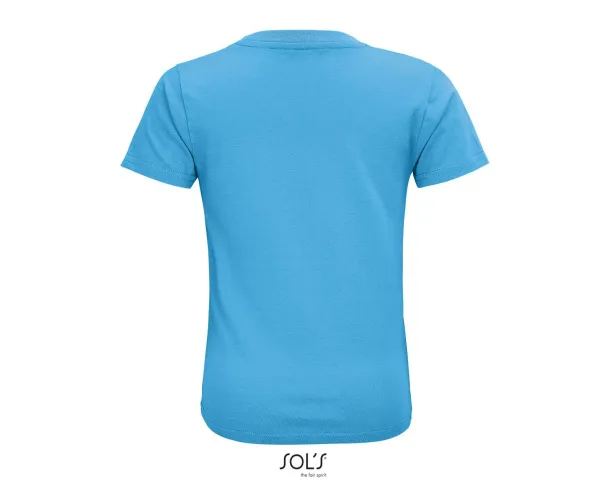  SOL'S CRUSADER KIDS - ROUND-NECK FITTED JERSEY T-SHIRT - SOL'S Aqua