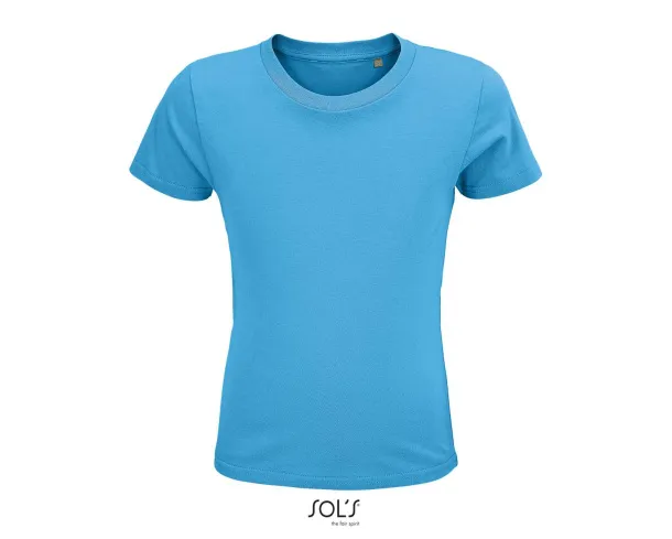  SOL'S CRUSADER KIDS - ROUND-NECK FITTED JERSEY T-SHIRT - SOL'S Aqua