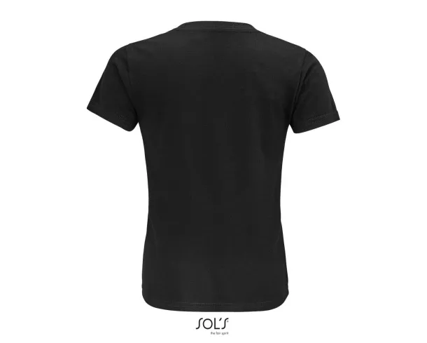  SOL'S CRUSADER KIDS - ROUND-NECK FITTED JERSEY T-SHIRT - SOL'S Black