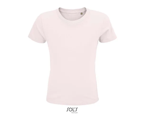  SOL'S CRUSADER KIDS - ROUND-NECK FITTED JERSEY T-SHIRT - SOL'S Pale Pink