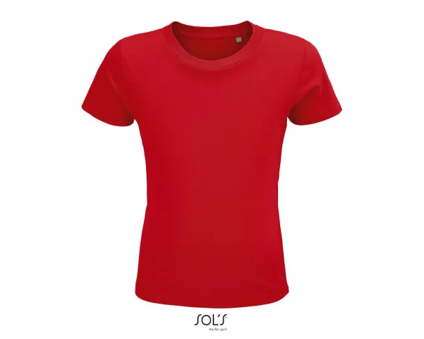  SOL'S CRUSADER KIDS - ROUND-NECK FITTED JERSEY T-SHIRT - SOL'S Red