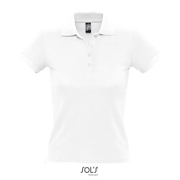 PEOPLE PEOPLE-WOMEN POLO-210g White