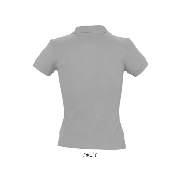 PEOPLE PEOPLE-WOMEN POLO-210g Grey Melange