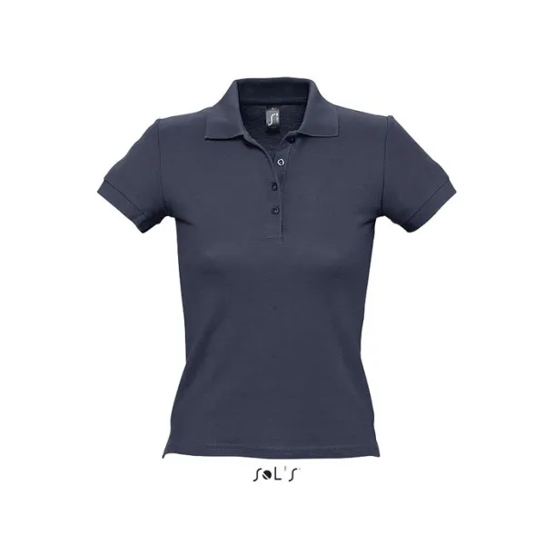 PEOPLE PEOPLE-WOMEN POLO-210g Navy Blue