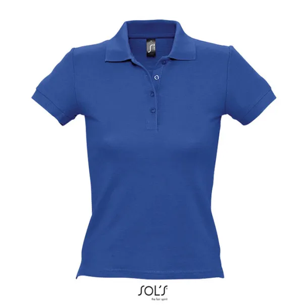 PEOPLE PEOPLE-WOMEN POLO-210g Royal blue