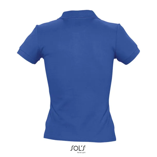 PEOPLE PEOPLE-WOMEN POLO-210g Royal blue