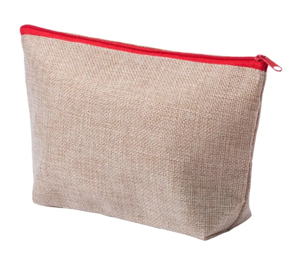 Conakar cosmetic bag Red Beige