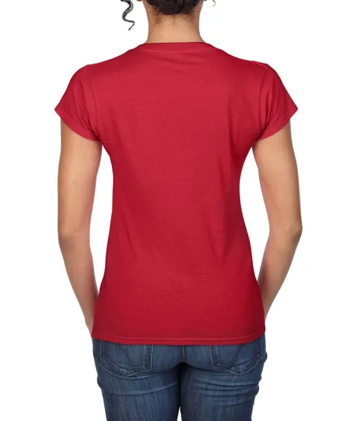  SOFTSTYLE® LADIES' V-NECK T-SHIRT - Gildan Cherry Red