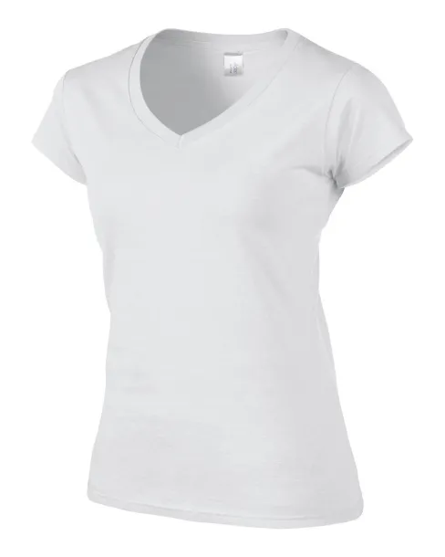  SOFTSTYLE® LADIES' V-NECK T-SHIRT - Gildan White