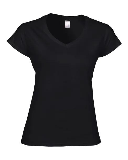  SOFTSTYLE® LADIES' V-NECK T-SHIRT - Gildan Black