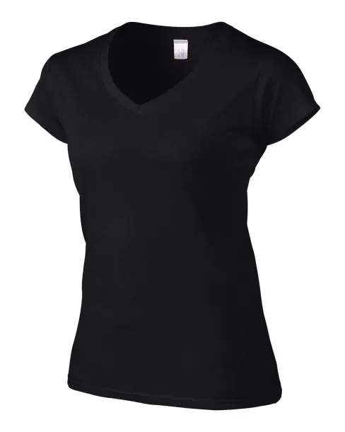  SOFTSTYLE® LADIES' V-NECK T-SHIRT - Gildan Black