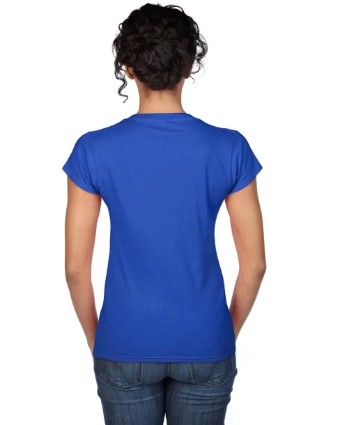  SOFTSTYLE® LADIES' V-NECK T-SHIRT - Gildan Kraljevski plava