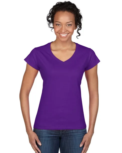  SOFTSTYLE® LADIES' V-NECK T-SHIRT - Gildan Ljubičasta