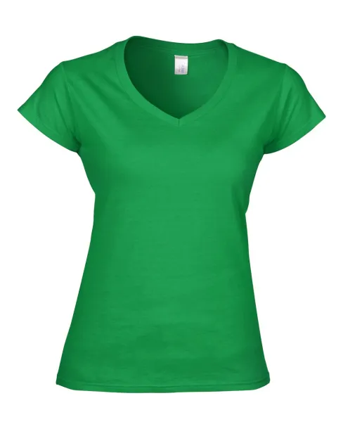  SOFTSTYLE® LADIES' V-NECK T-SHIRT - Gildan Irish Green