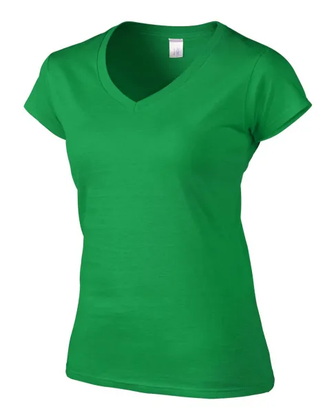  SOFTSTYLE® LADIES' V-NECK T-SHIRT - Gildan Irish Green