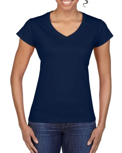  SOFTSTYLE® LADIES' V-NECK T-SHIRT - Gildan Navy