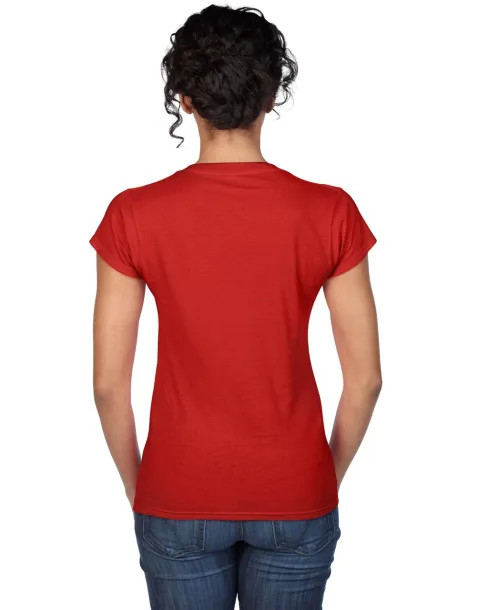  SOFTSTYLE® LADIES' V-NECK T-SHIRT - Gildan Red