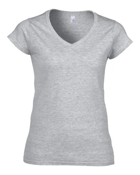  SOFTSTYLE® LADIES' V-NECK T-SHIRT - Gildan Ideal Oxford Grey