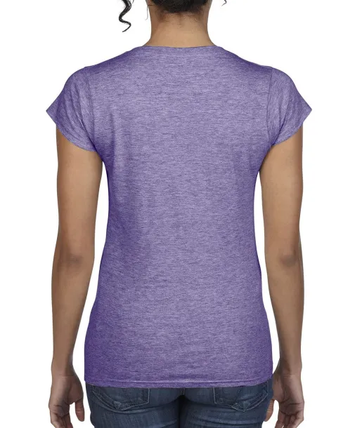  SOFTSTYLE® LADIES' V-NECK T-SHIRT - Gildan Heather Purple