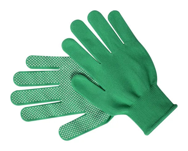 Horgol gloves Green