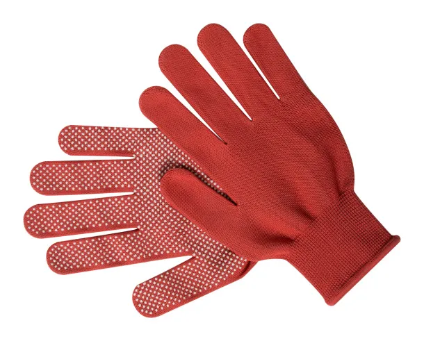 Horgol gloves Red