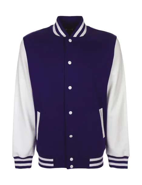  Varsity Jacket - FDM Ljubičasta Bijela