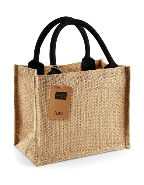  Jute Mini Gift Bag - Westford Mill Prirodna Black