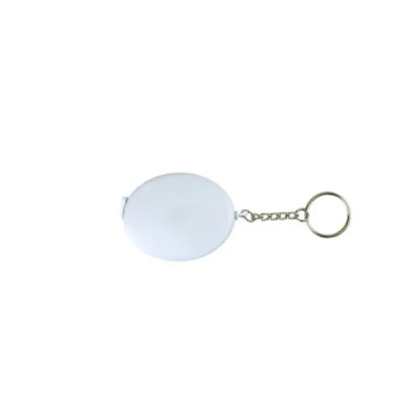  Keyring, measuring tape 1,5m white