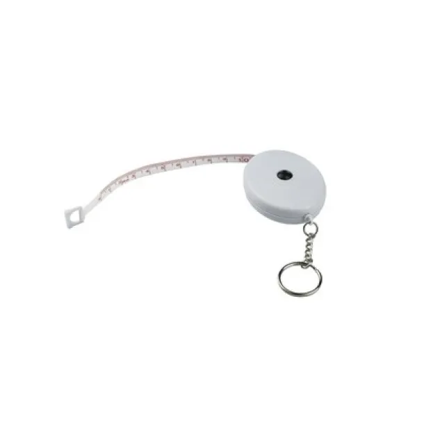  Keyring, measuring tape 1,5m Bijela