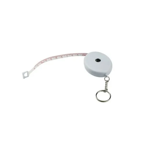  Keyring, measuring tape 1,5m Bijela