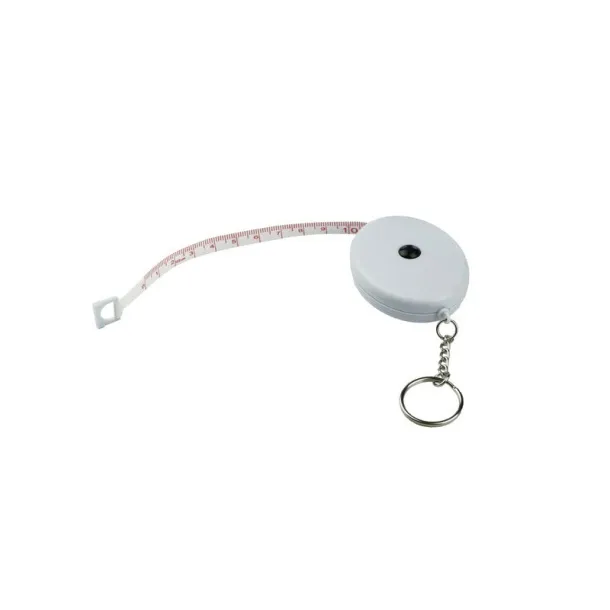  Keyring, measuring tape 1,5m Bijela