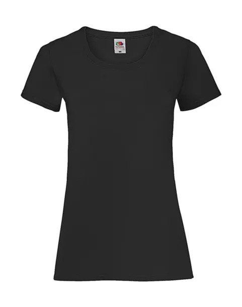  Ladies Valueweight T - Fruit of the Loom Black